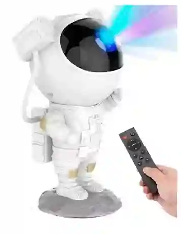 Proyector Lámpara Luz Led Galaxia Astronauta Control Nebula