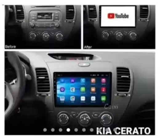 Bisel Adaptador Kia Cerato 2013-18 Para Radio De 9 Pulgadas