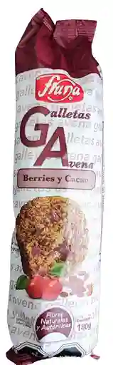 Galleta Avena - Berries Y Cacao Fruna 180g