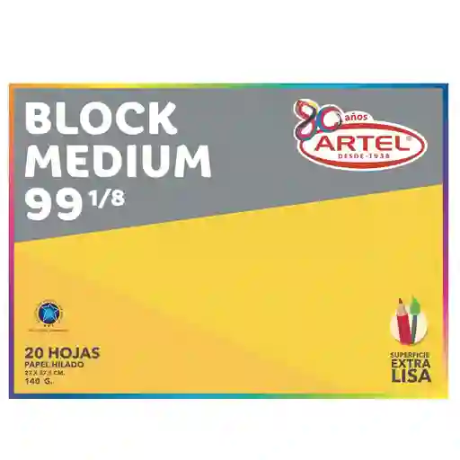 Block Dibujo Medium N°99-1/8 Artel