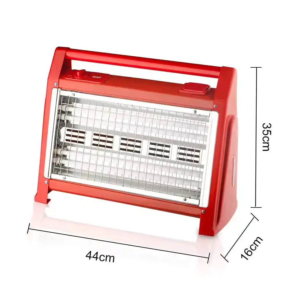 Calefactor Cuarzo Calentador Eléctrico Estufa Gradual 2400w