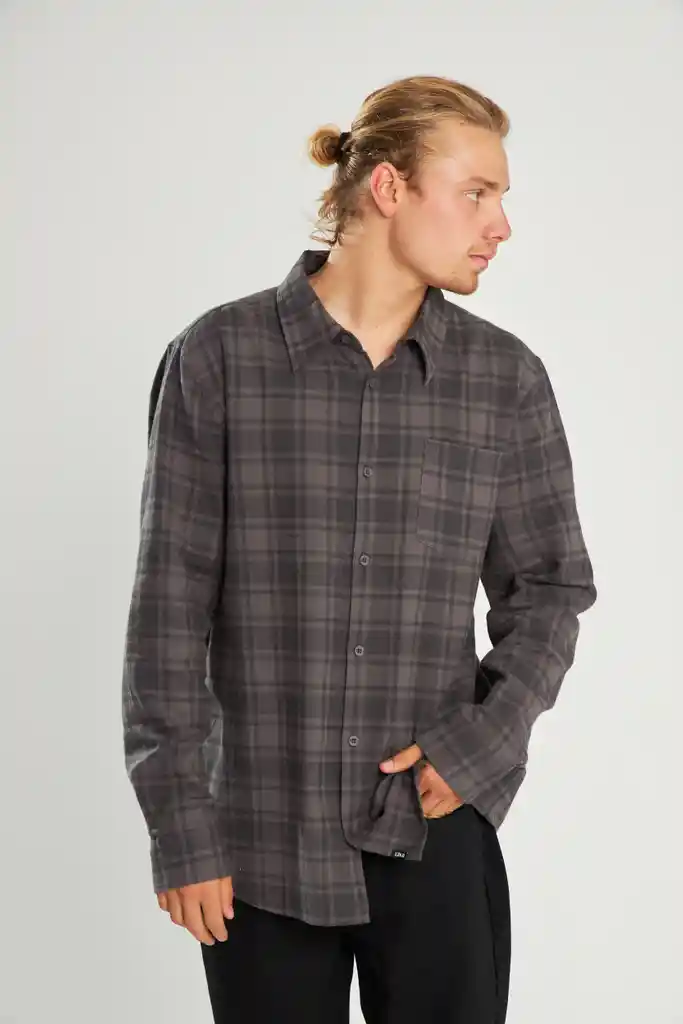 Camisa Franela Fleet Gris L