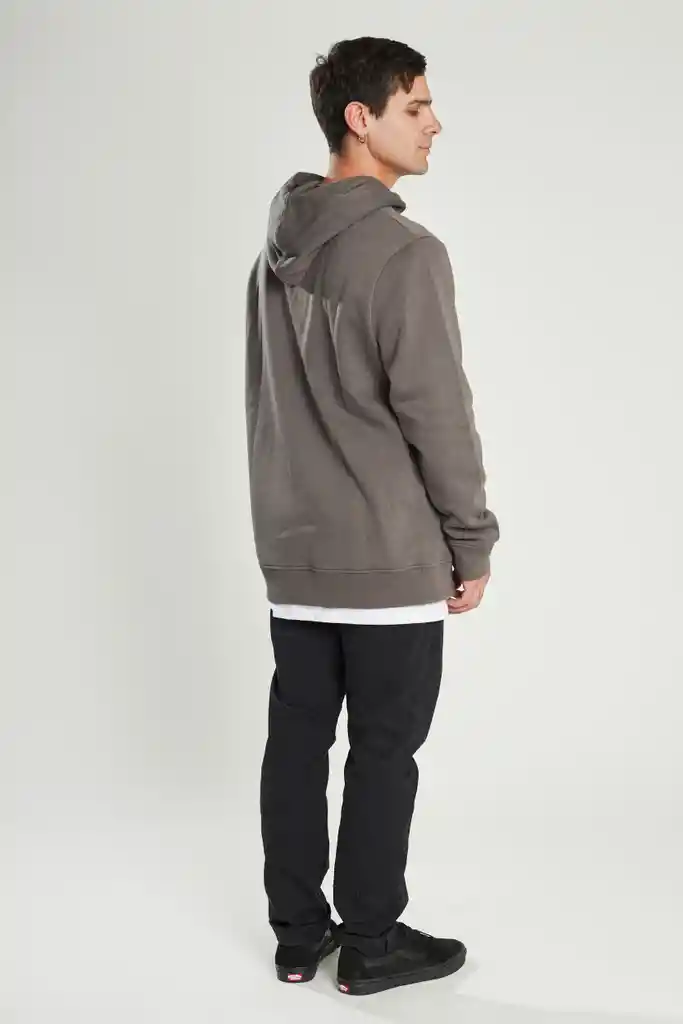 Poleron Hoodie The Best Gris L