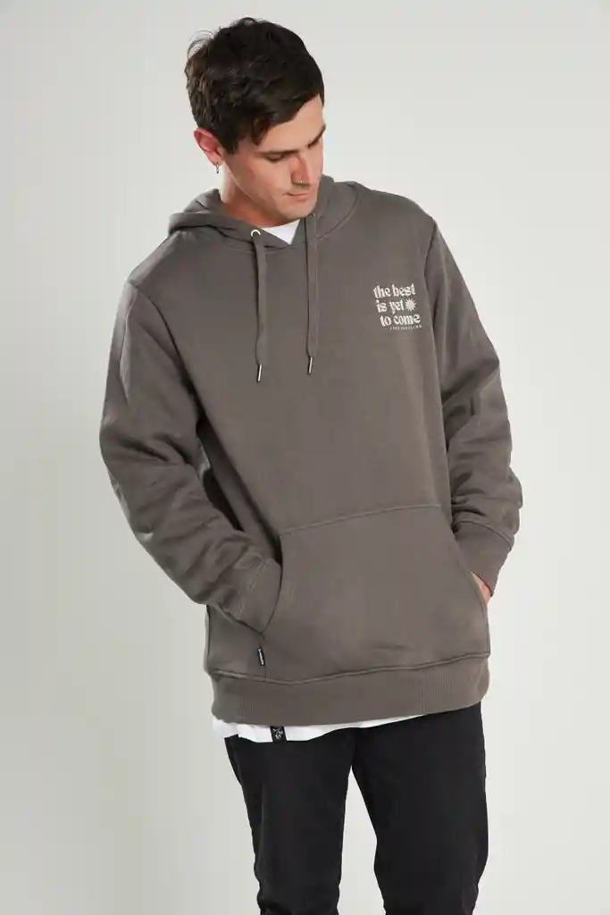 Poleron Hoodie The Best Gris Xxl