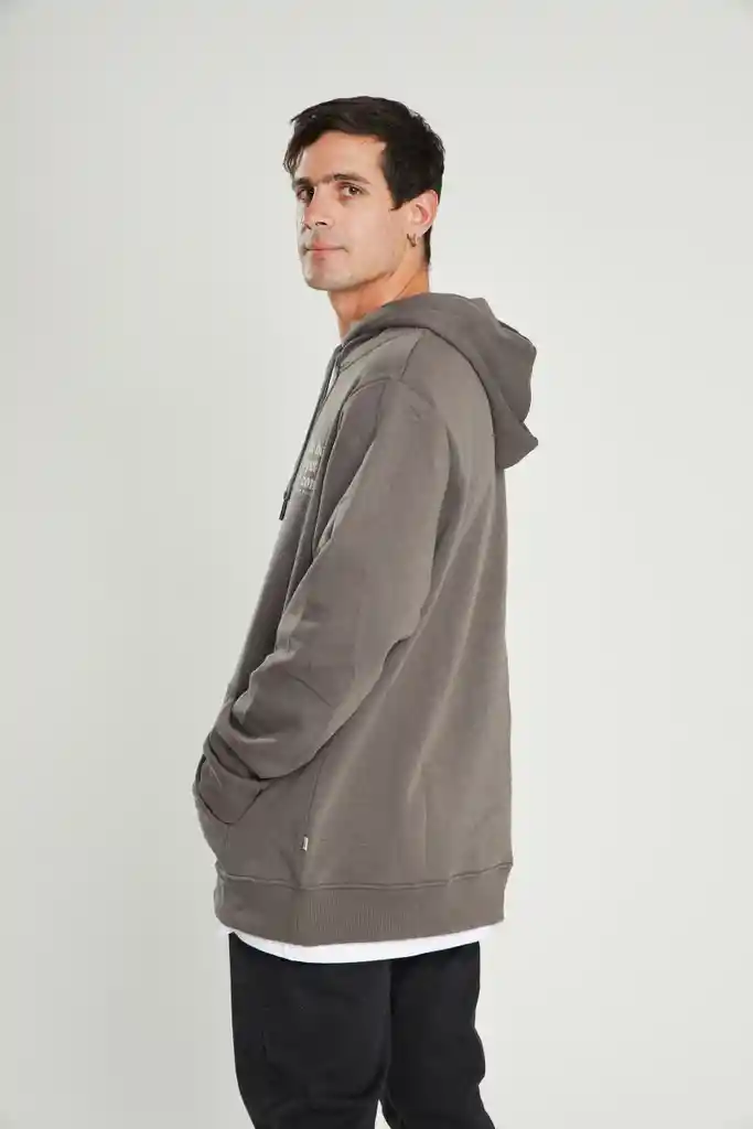 Poleron Hoodie The Best Gris Xxl