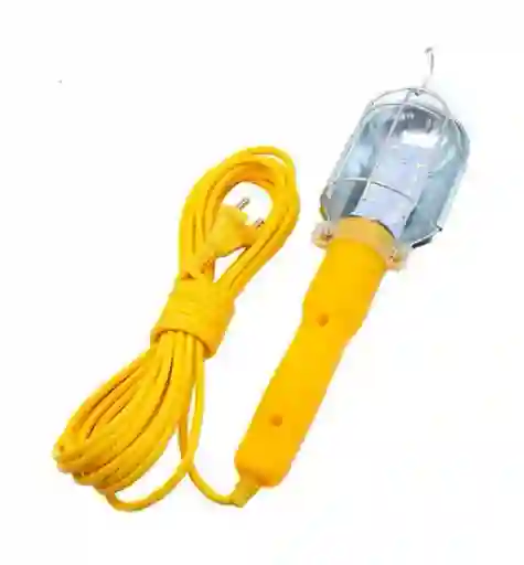 Lámpara Extensión 10 Mts Portátil De Trabajo + Interruptor