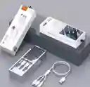 Cable Cargador Triple 3 En 1 Micro, Tipo C, Lighting Multiple