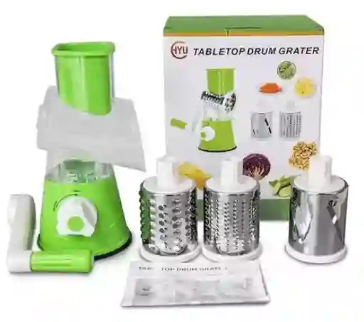 Rebanador Rayador Cortador Queso Vegetales Frutas