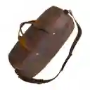 Bolso De Viaje De Cuero Café Tostado