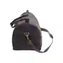 Bolso De Viaje De Cuero Café Oscuro