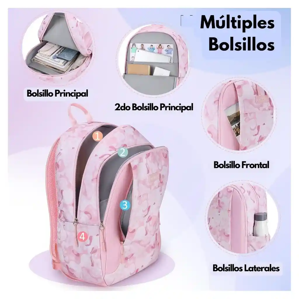 Mommore Mochila Grande Para Niños Educación Básica 28l