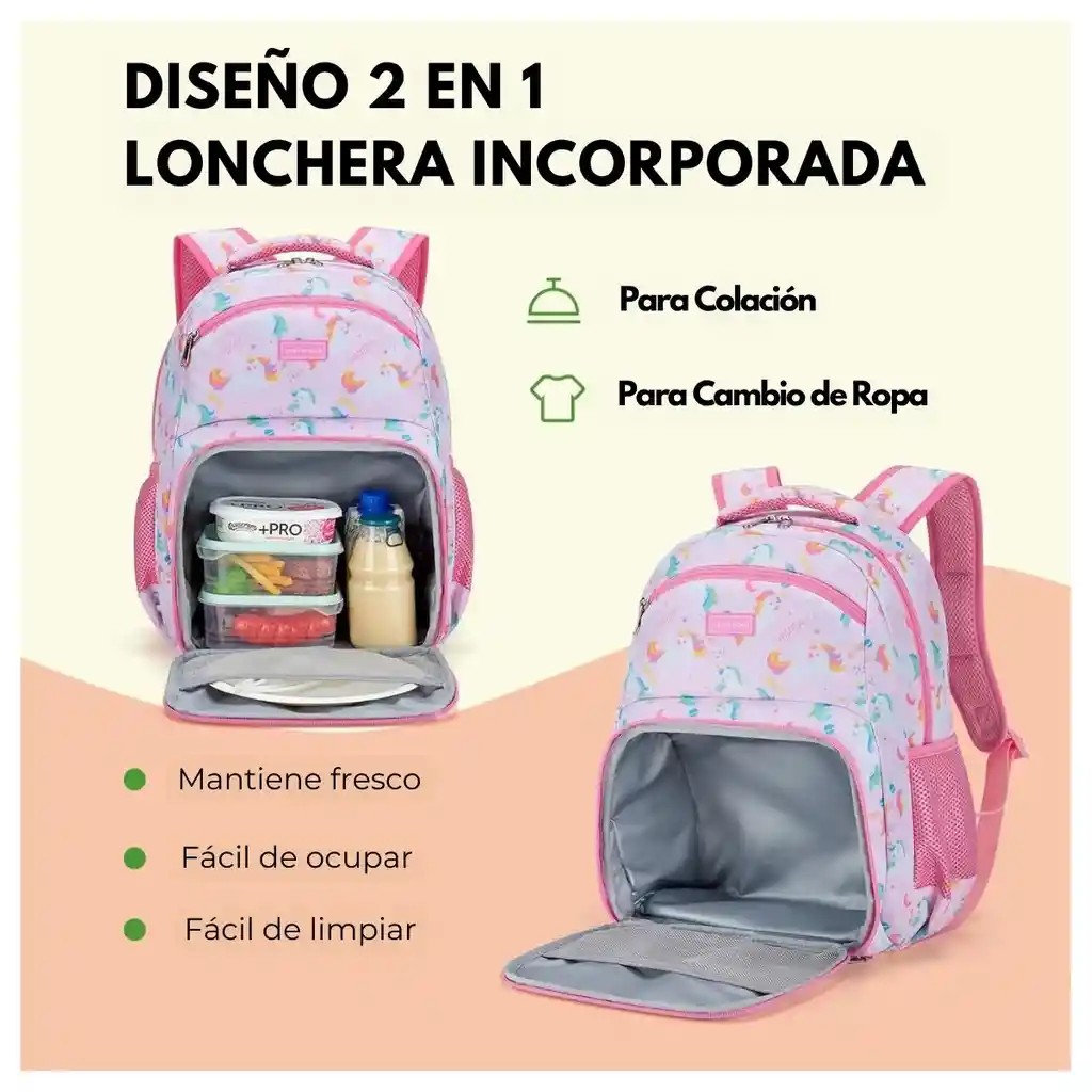 Mommore Mochila 2 En 1 Para Niños Pequeños 12l