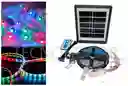 Cinta Led Solar Multicolor Solar 5 Metros Rbg Resiste Lluvia