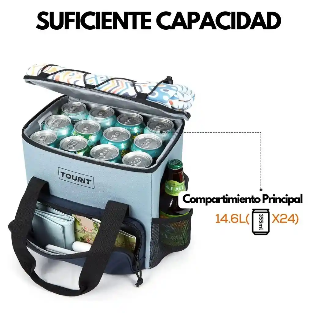 Tourit Cooler Bag Refrigerador Aislado Portátil De 14l