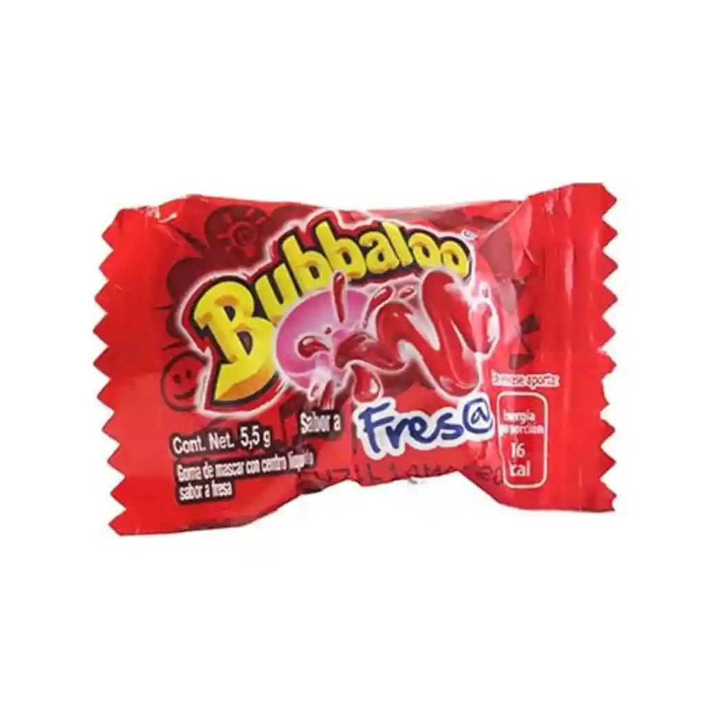 Bubbaloo Fresa Unidad