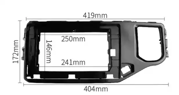 Bisel Adaptador Radio Chery Tiggo 3 De 10.1 Pulgadas 2020