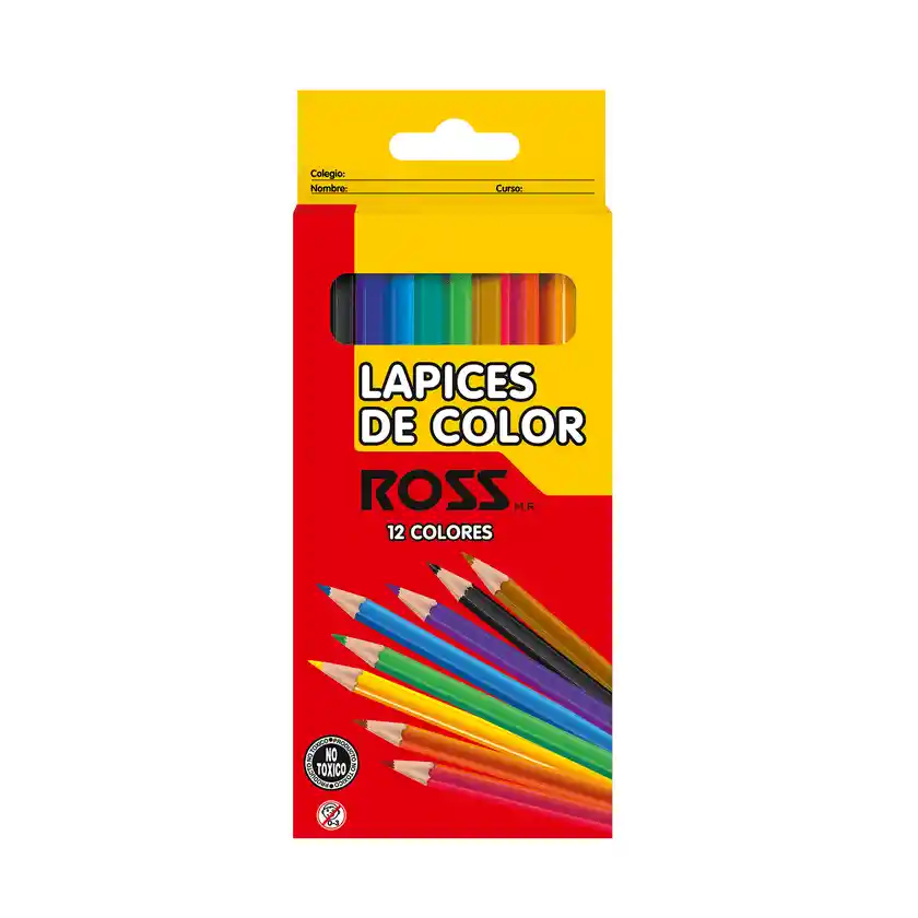 Lapiz Color Largo Ross 12und