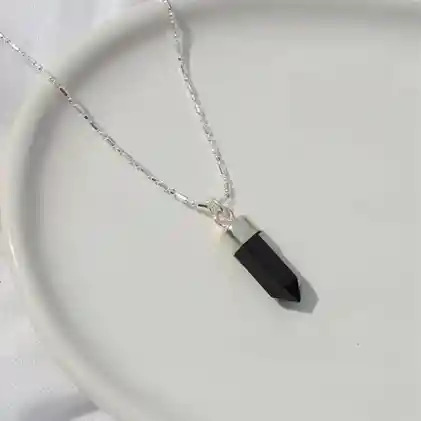 Collar Mini Cuarzo Onix