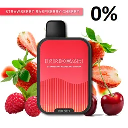 Vaper 0% 7000 Puffs Strawberry Raspberry Cherry - Innobar