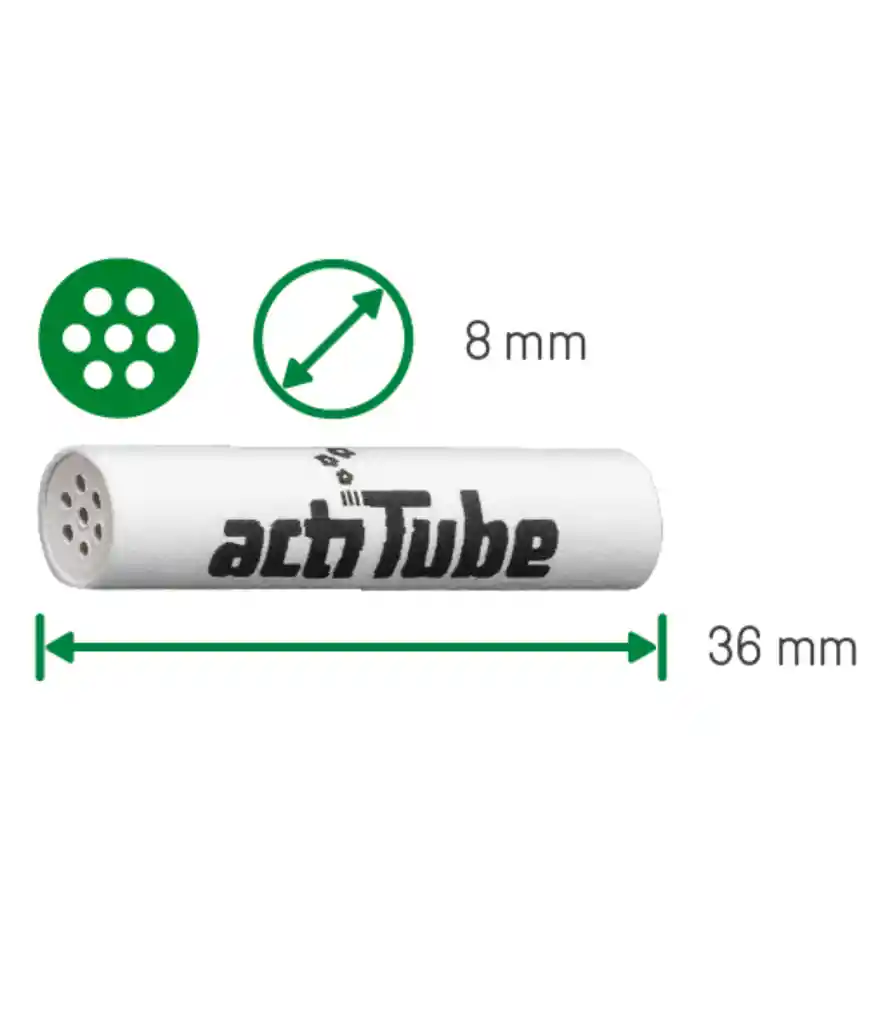 Filtros Purificadores Actitube Slim 8mm 40u