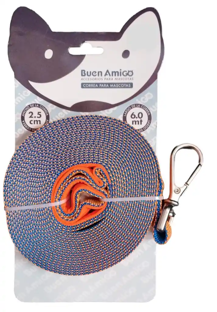 Buen Amigo - Correa Para Perros 6 Metros * 2.5 Cm (75254)