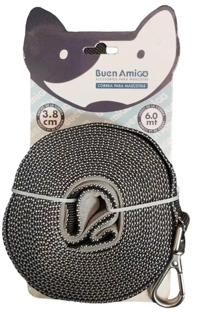 Buen Amigo - Correa Para Perros 6 Metros * 3.8 Cm (75257)