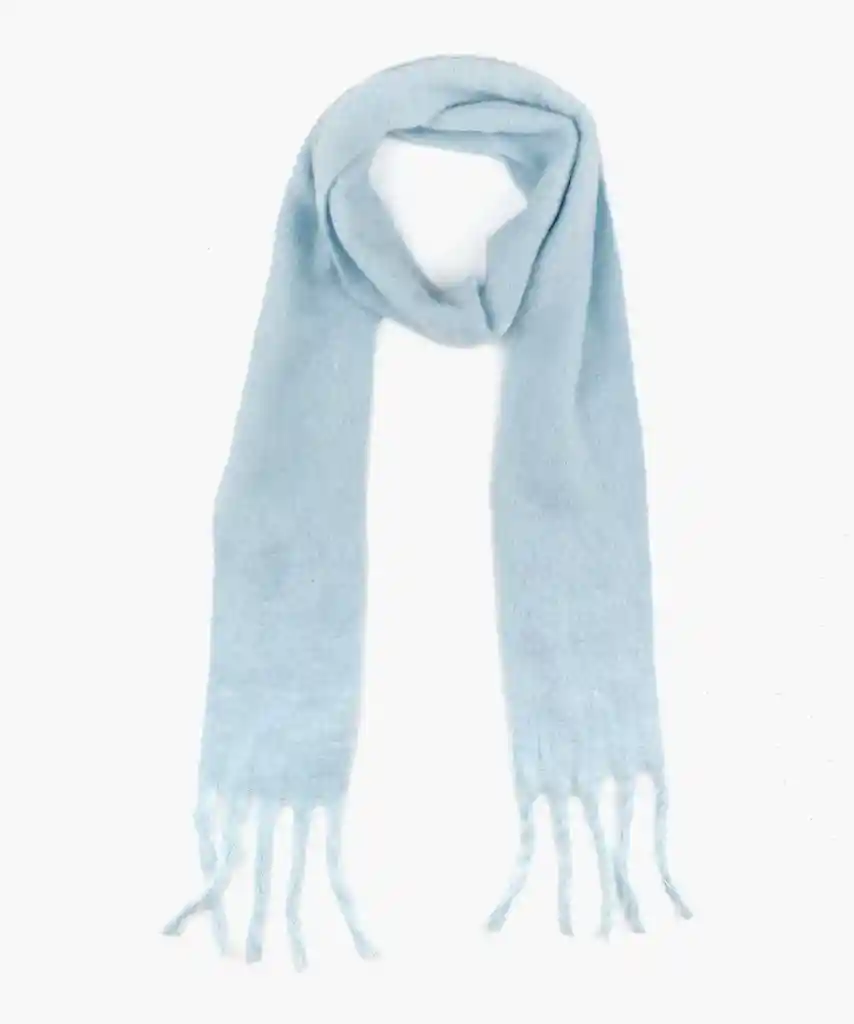 Bufanda Mujer Unicolor Celeste