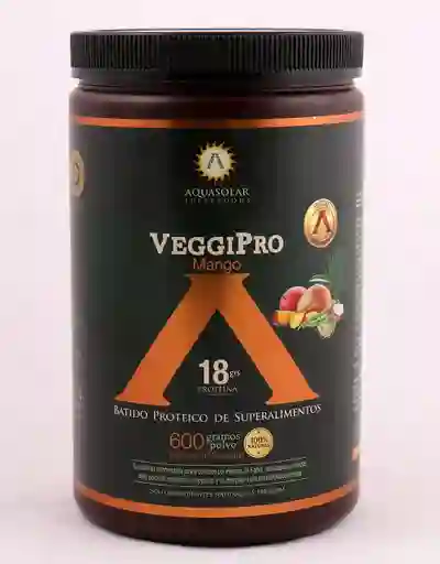 Proteína Vegetal Veggipro Mango 600 Gr Marca Aquasolar
