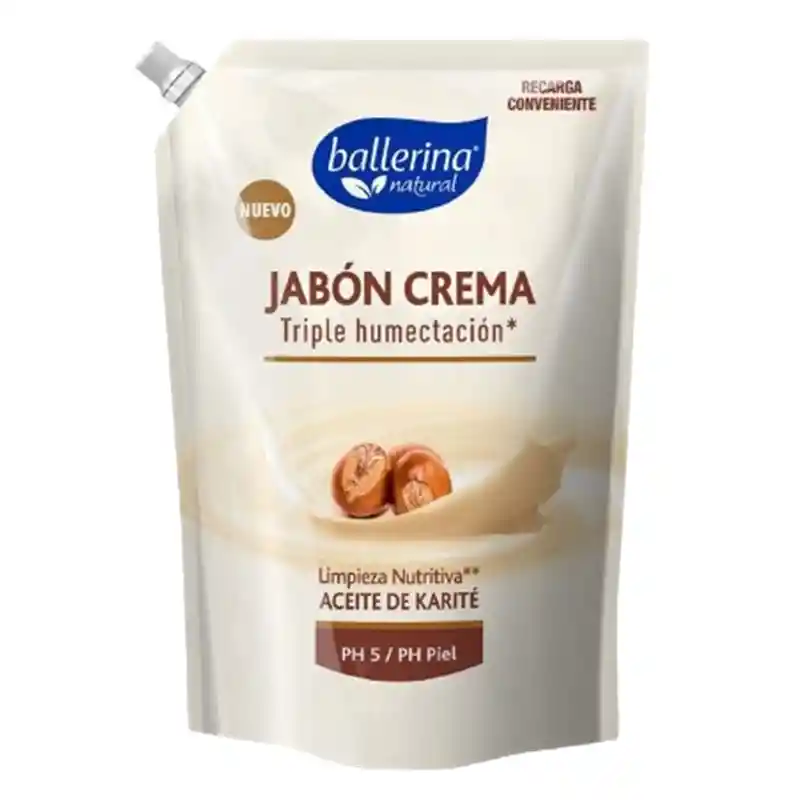 Jabon Liquido Ballerina Crema Aceite Karite