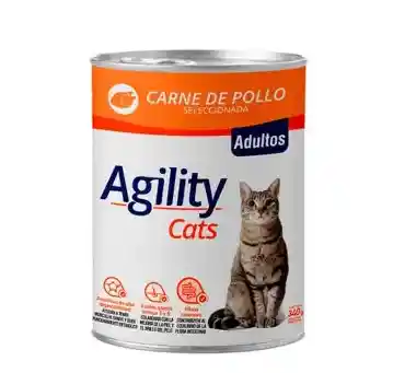 Agility Latas Gatos Pollo 340grs