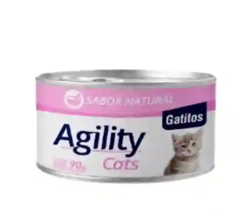 Agility Lata Kitten Sabor Natural 90 Gr