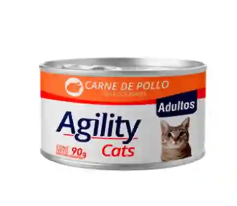 Agility Lata Gato Adulto Carne De Pollo 90gr