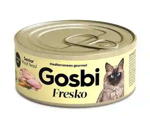 Gosbi Fresko Cat Senior Festin De Carnes 70gr