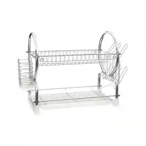 Seca Platos Escurridor Metal 2 Niveles 40 X 26 X 38 Cm