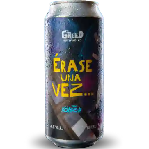 Cerveza Greed Erase Una Vez