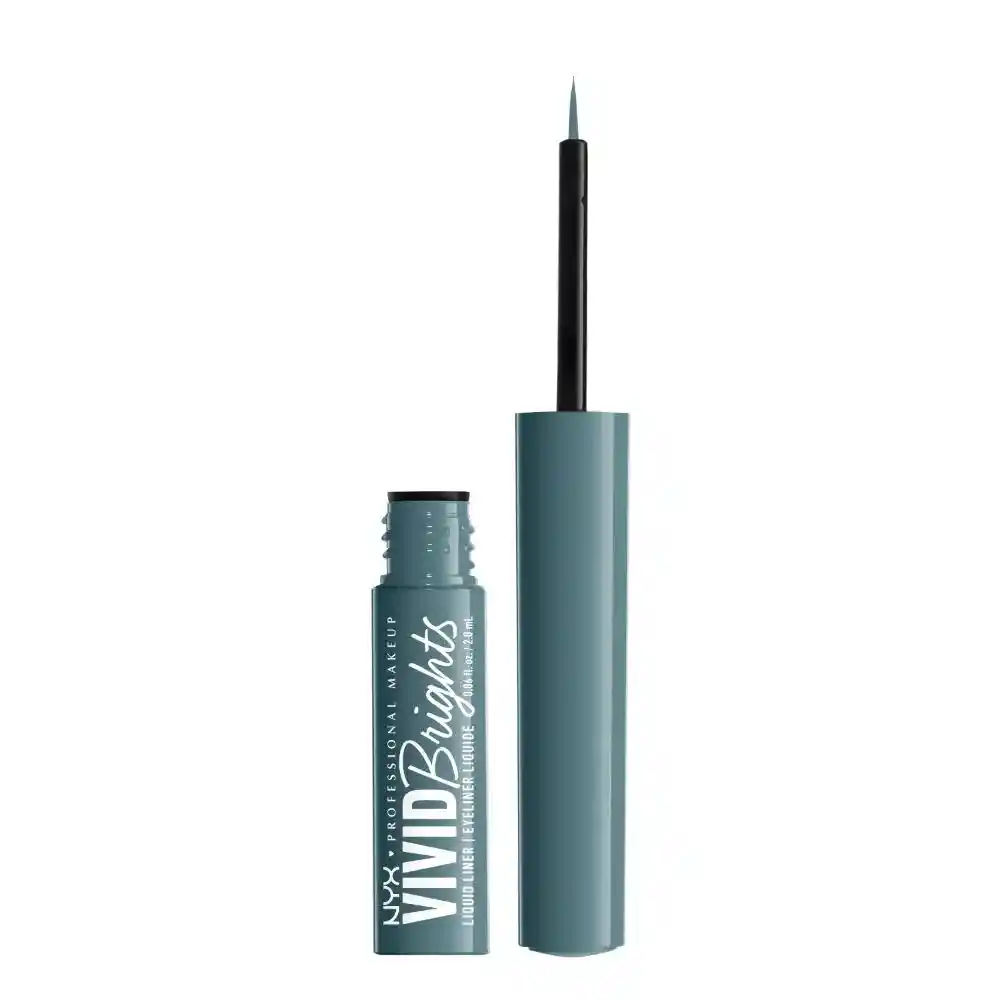 Delineador De Ojos Líquido Vivid Bright Liquid Liner - Cyan Simp