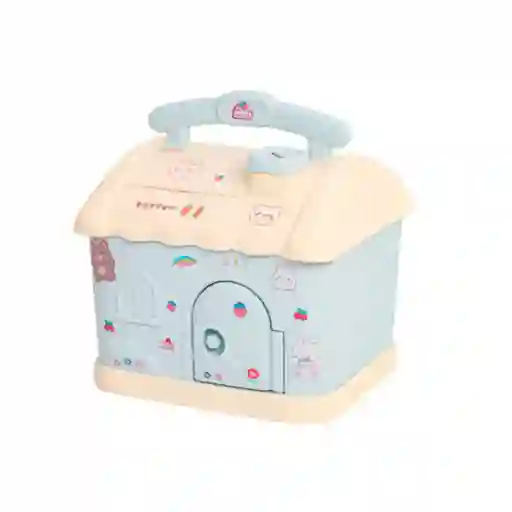 Mini Alcancía Banco Didáctico Infantil Con Llave