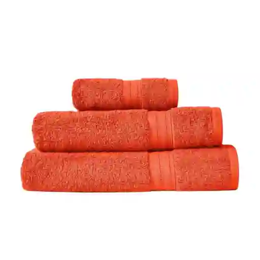 Set De Toallas 3 Piezas 100% Algodón 450 Gr Coral Cannon