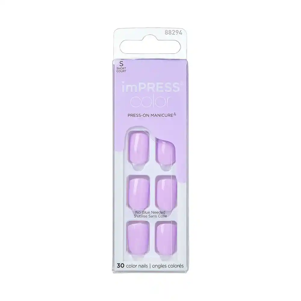 Uñas Impress Color Vivid Lavender