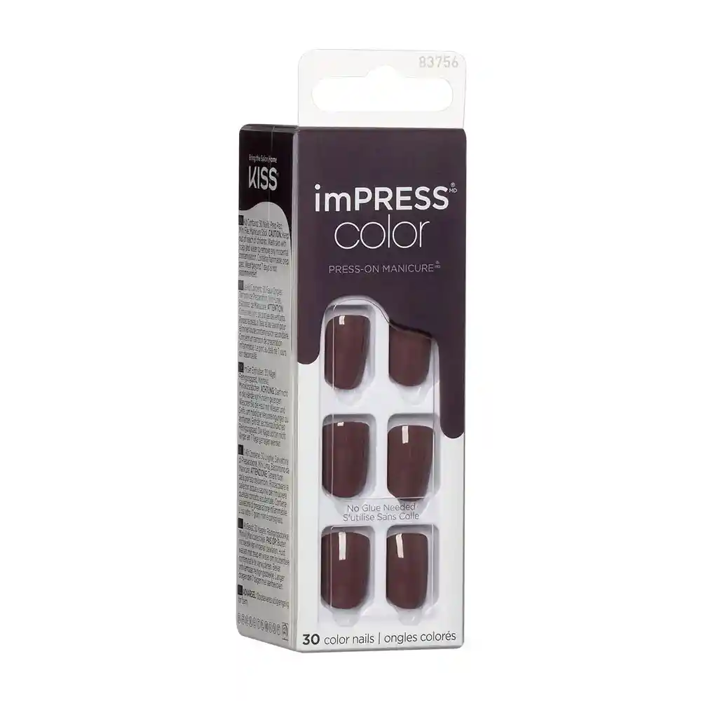 Uñas Impress Color Try Gray