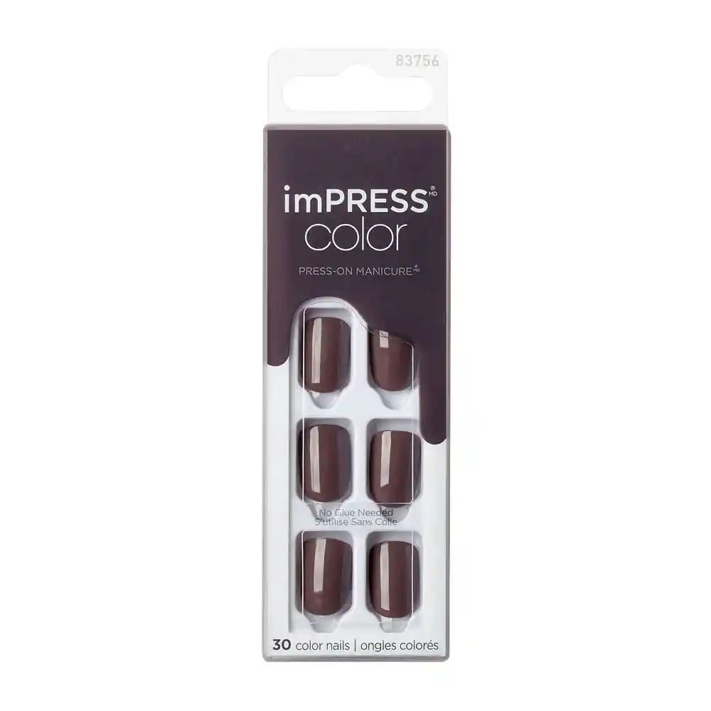 Uñas Impress Color Try Gray