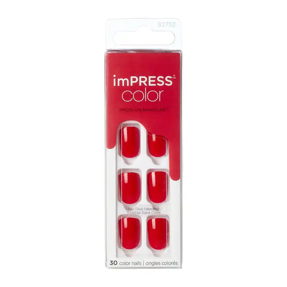 Uñas Impress Color Reddy Or Not