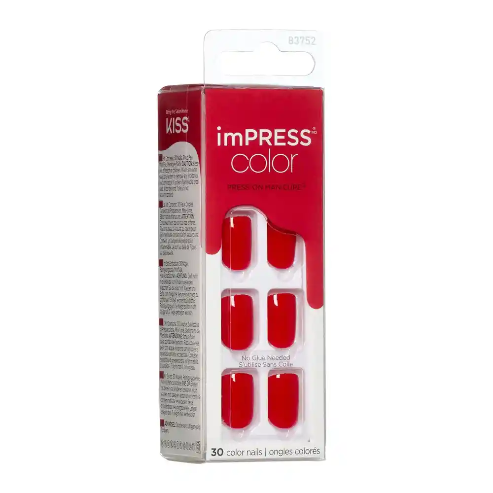 Uñas Impress Color Reddy Or Not