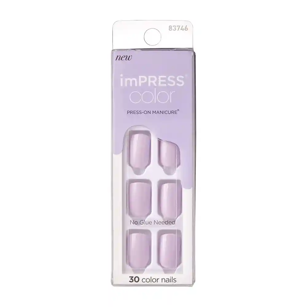 Uñas Impress Color Picture Purple