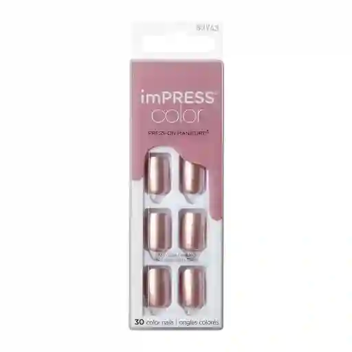 Uñas Impress Color Champagne Pink