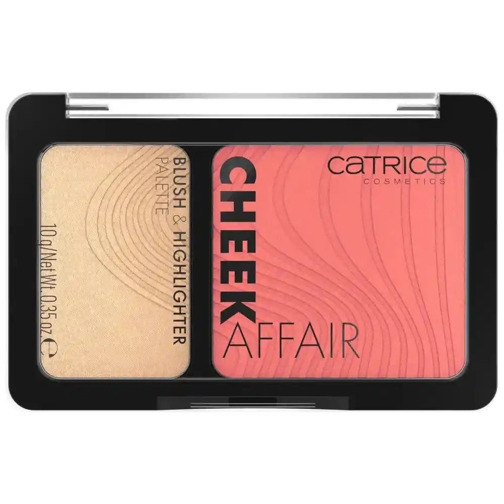 Paleta De Rubor E Iluminador Cheek Affair Hot Peach Summer