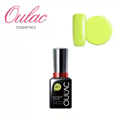 Esmalte Permanente Oulac Fluo001 (verde Limon) 14 Ml