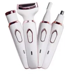 Maquina Depiladora Para Mujer 4 En 1 Recargable Nariz Cejas