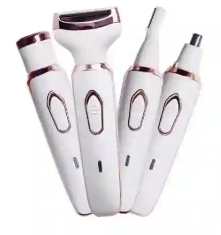 Maquina Depiladora Para Mujer 4 En 1 Recargable Nariz Cejas