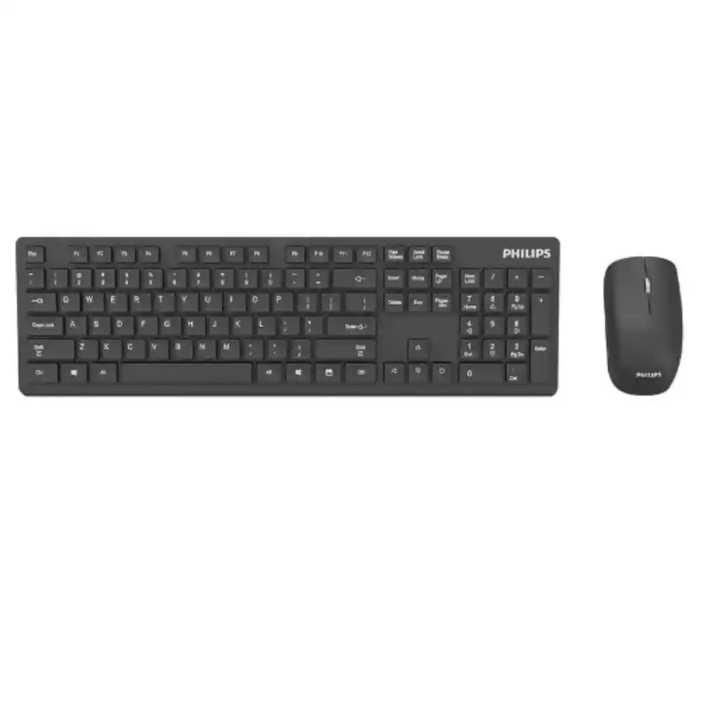 Kit De Teclado Y Mouse Philips C602 Teclado Español